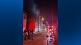 Crews battle fire in the city’s Troy Hill neighborhood