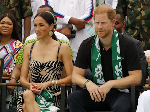 Meghan Markle Kicks Off Sundress Season With Cutouts and a Tropical Print