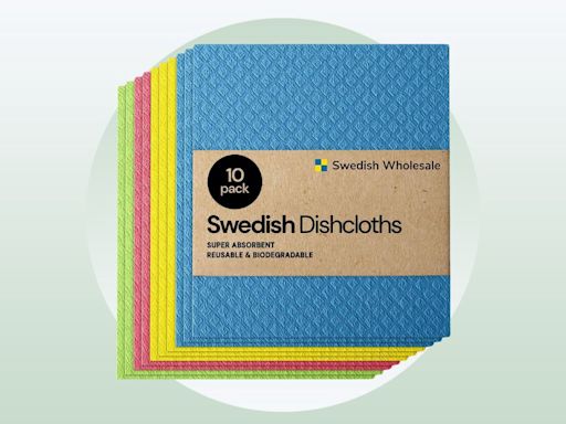 28,000+ Amazon shoppers love these Swedish Dishcloths — just $13 for a 10-pack