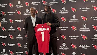 What's the latest regarding Marvin Harrison Jr.'s jersey number with Arizona Cardinals?