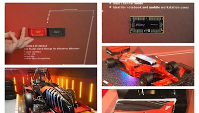 COMPUTEX 2024：金士頓以賽車為題打造賽車風格記憶體，同步展示DDR5 CAMM模組與AI應用 - Cool3c