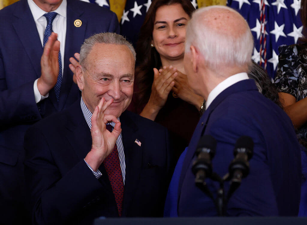 ‘I'm with Joe’: Biden relies on his ‘pal’ Chuck Schumer to save his presidential campaign