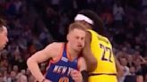 Donte DiVincenzo Gets Clobbered in Pacers-Knicks Game 5