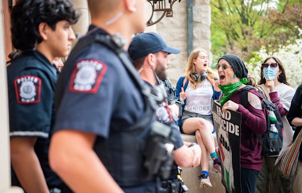 Indiana police continue to make arrests at campuses as students protest Gaza conflict