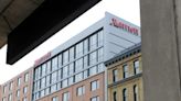 Downtown Marriott files Chapter 11 bankruptcy. It stays open while reorganizing its finances.