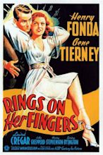 Rings on Her Fingers. 1942 | Classic movie posters, Old movie posters ...
