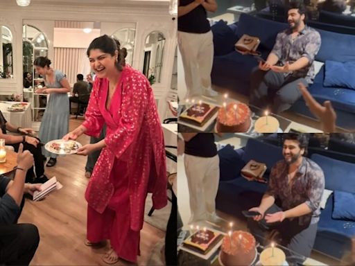 Inside Arjun Kapoor's 39th birthday: Varun Dhawan, Sanjay Kapoor, Anshula celebrate at midnight with cakes. Watch