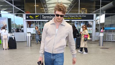 Joe Alwyn touches down in France just days after Taylor Swift's Paris shows