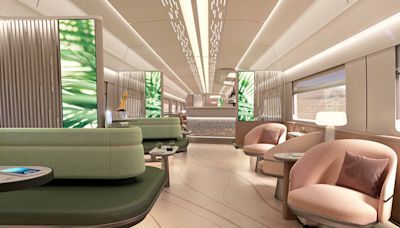 Here’s what cabin seats will look like on high-speed train to Las Vegas