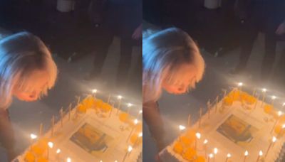 Sabrina Carpenter rings in 25th birthday with Leonardo DiCaprio meme cake