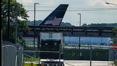 Donald Trump arrives in Milwaukee for RNC after assassination attempt heightens security fears