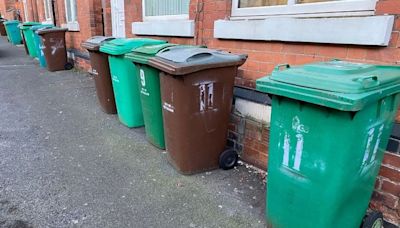 Nottingham City Council changes rules for all coloured bins and warns you could be fined