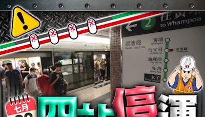 港鐵7.28暫停觀塘綫太子至何文田站 將安排免費巴士接載乘客