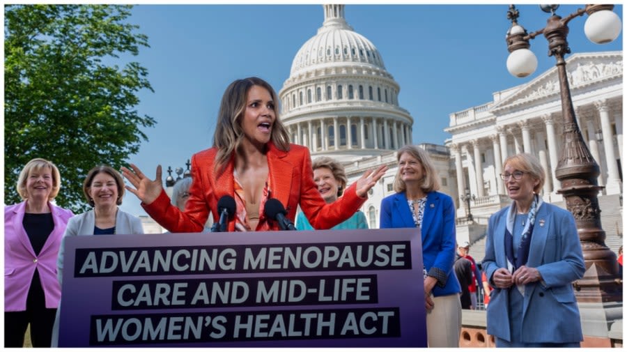 Halle Berry makes push for $275M menopause research bill