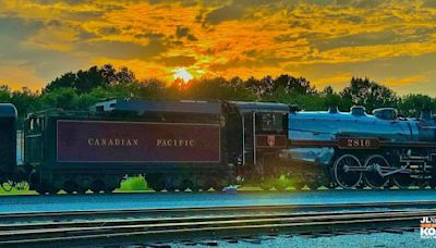 The Empress 2816 Steam Locomotive chugs through Joplin region, returning north