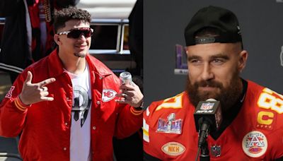 Travis Kelce Can’t Keep Calm as Patrick Mahomes Goes Viral With Coors Light Commercial