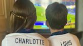 William and Kate post image of Charlotte & Louis watching Euros final