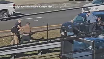 Truck Crash Leads To Road Rage Fight