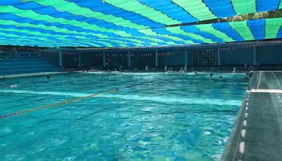 炎炎夏日 屏縣潮州鎮立游泳池女性暑假夜泳免費