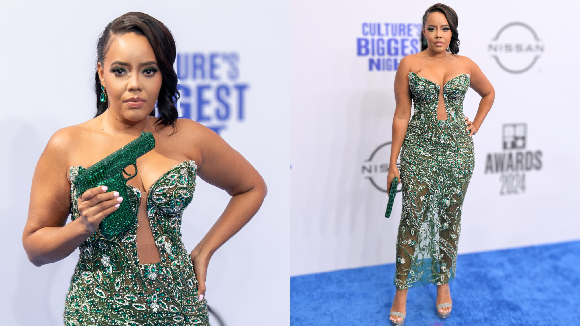 Angela Simmons Addresses Backlash Over Toting Glitzy Gun Clutch To 2024 BET Awards