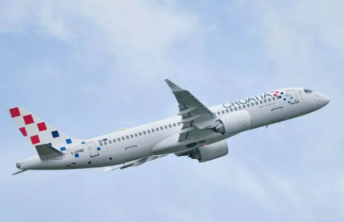 Croatia Airlines takes delivery of its first A220 in new livery