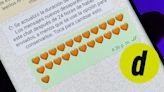 ¿Qué quiere decir? Esto significa el corazón naranja en WhatsApp si tu pareja te manda