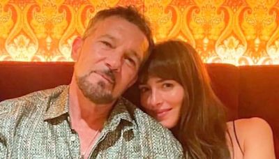 Antonio Banderas Bonds with Stepdaughter Dakota Johnson in Sweet Photo: Happiness