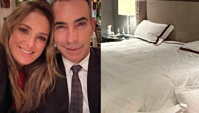 Ticiane Pinheiro mostra sua cama com César Tralli e detalhe chama a atenção