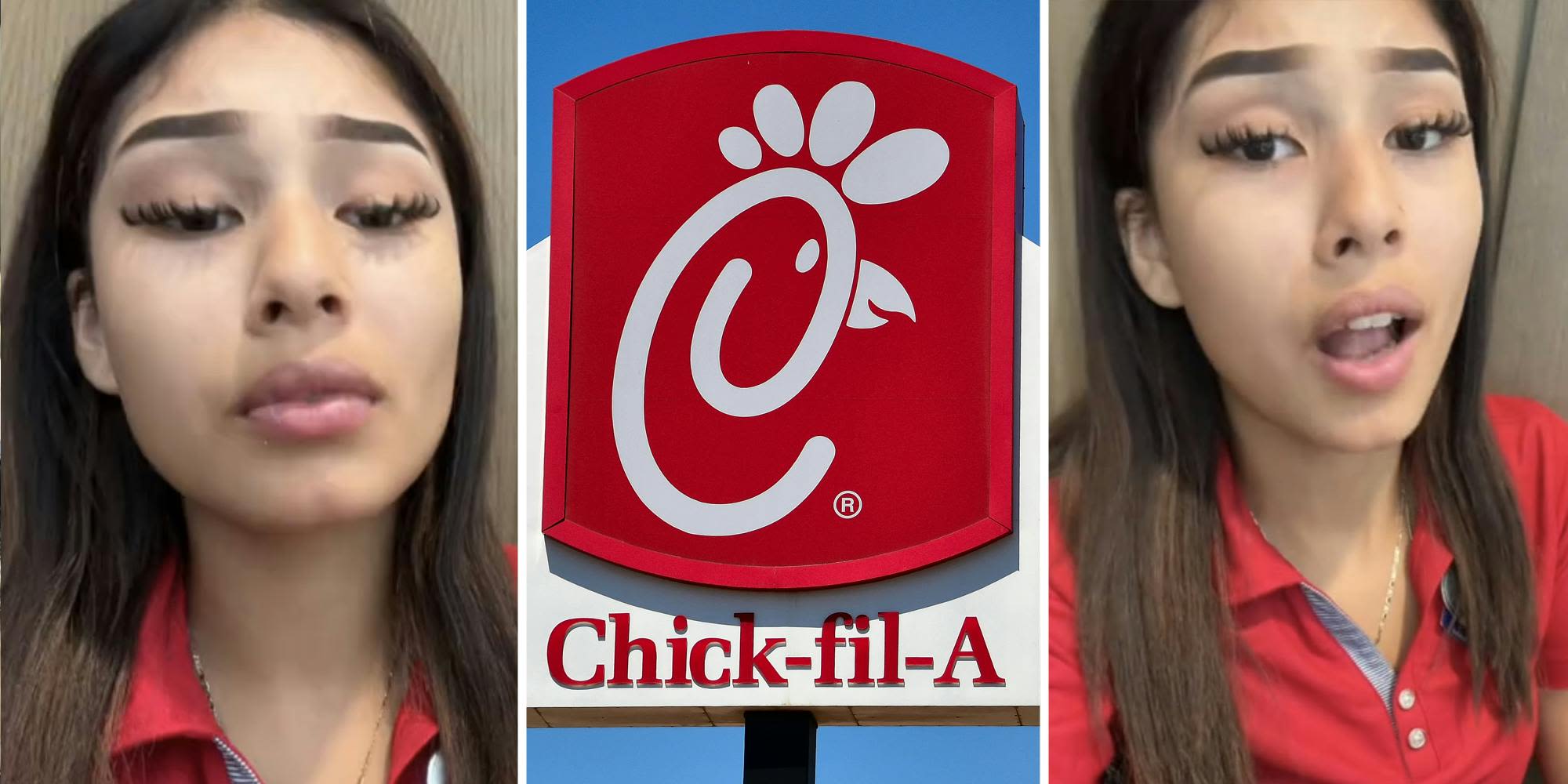 ‘Girl what cfa….i just had some’: Chick-fil-A worker eats regular fry on break—and warns waffle fries are going away