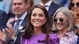 Kate Middleton receives 30-second standing ovation at Wimbledon finals amid health scare