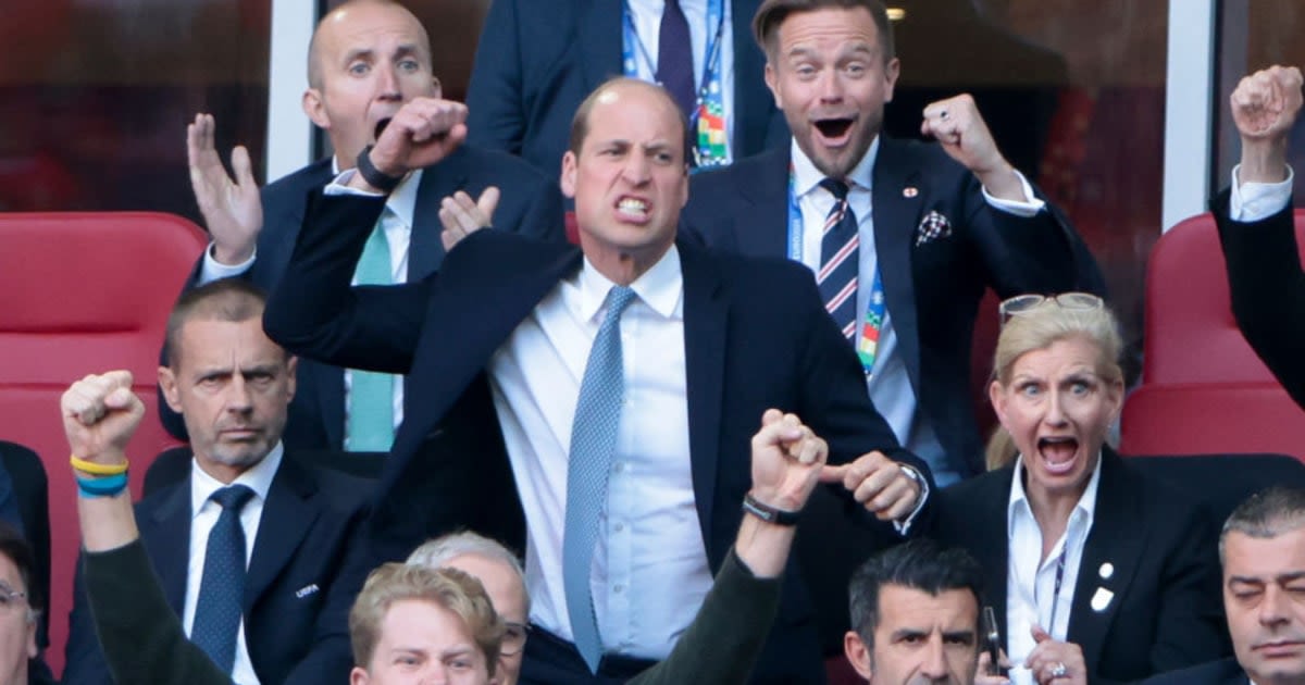 Prince William’s reaction to England’s crucial soccer goal goes viral