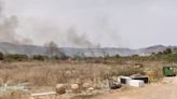 Estabilizado el incendio de la zona de chabolas de la Cuadra Borriolench de Castelló