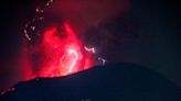 Indonesia volcano erupts three times, spews 5 km ash tower