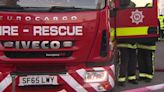 Woman taken to hospital after fire at farmhouse