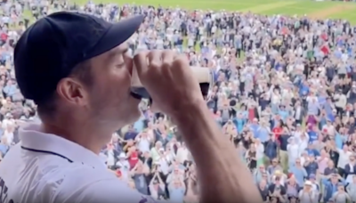 James Anderson downs pint as 21-year Test career comes to end
