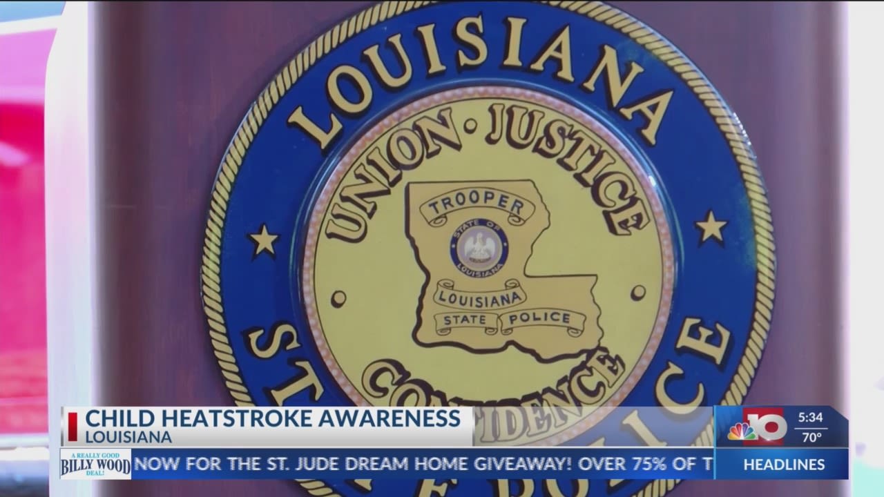 NBC 10 News Today: Gov. Landry proclaims May 1st as Child Heatstroke Awareness Day in Louisiana