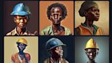 Stable Diffusion and DALL-E display bias when prompted for artwork of 'African workers' versus 'European workers'