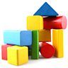 Made from natural wood, these blocks come in various shapes and sizes, encouraging creativity and tactile exploration.