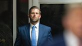 Eric Trump, in the front row of his dad's hush-money trial, bashed Michael Cohen on X while he was on the witness stand