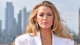 Blake Lively Puts A Sultry Spin On Floral Fashion In A Blazer With No Bra