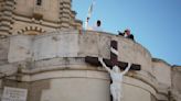 Torchbearers in Marseille kick off the Olympic flame's journey across France