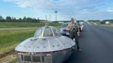 US Police Halt UFO-Shaped Car. See What Happens Next