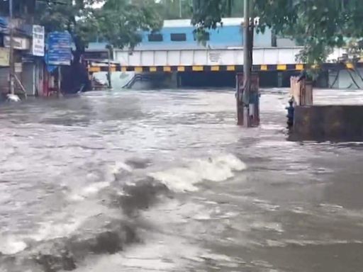 Mumbai Rains:Heavy rains in Mumbai hit local train, flight services; schools and colleges shut