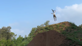 Rider Falls 30 Feet On Backflip Attempt, Tries Again