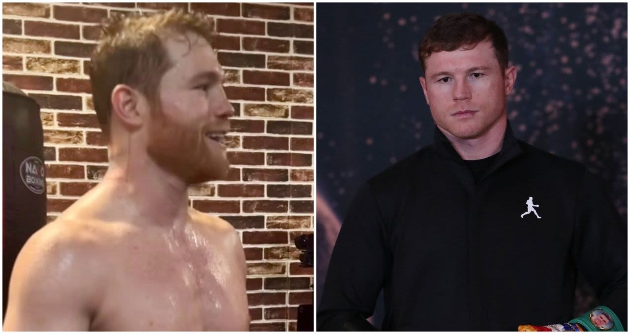 Saul 'Canelo' Alvarez looks seriously shredded just days away from Jaime Munguia fight