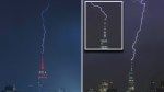 Lightning strikes Empire State Building and One World Trade Center in dramatic pics