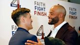Photos: Dak Prescott meets NFL International Fan of the Year at Faith Fight Finish Gala