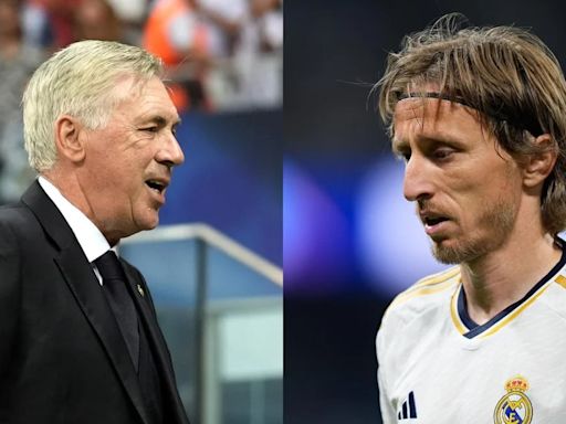 Carlo Ancelotti y Luka Modric, entrenador y jugador más laureados de la historia del Real Madrid