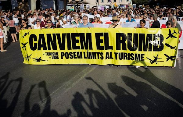 Mass protest on Spanish island Mallorca calls for ‘limits on tourism’