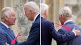 Biden appeared to break royal etiquette rules as he greeted King Charles during his visit to the UK